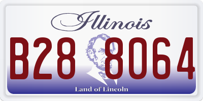 IL license plate B288064