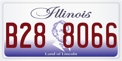 IL license plate B288066