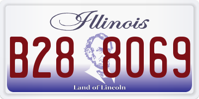 IL license plate B288069