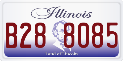 IL license plate B288085