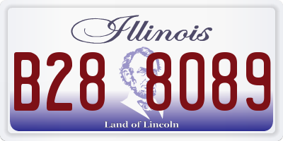 IL license plate B288089
