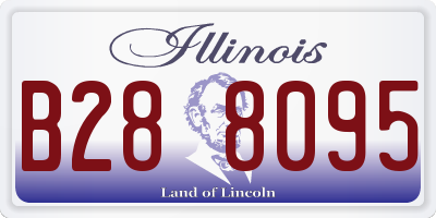 IL license plate B288095