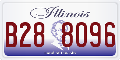 IL license plate B288096