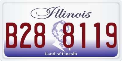 IL license plate B288119
