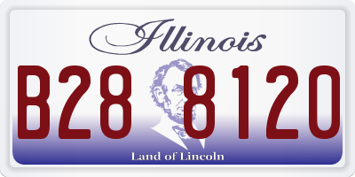IL license plate B288120