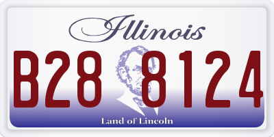 IL license plate B288124
