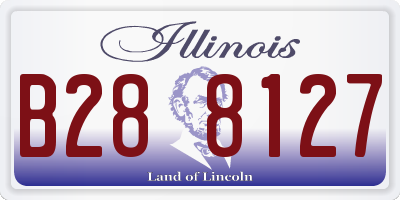 IL license plate B288127