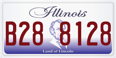 IL license plate B288128