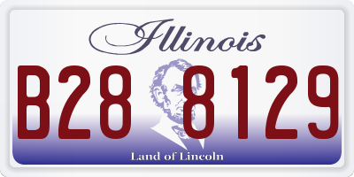 IL license plate B288129