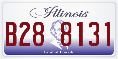 IL license plate B288131