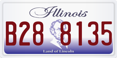 IL license plate B288135