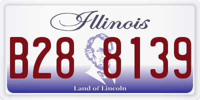 IL license plate B288139