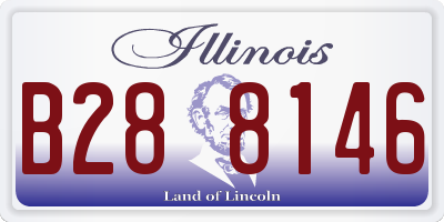 IL license plate B288146