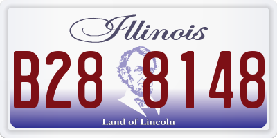 IL license plate B288148