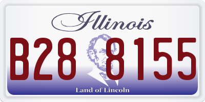 IL license plate B288155
