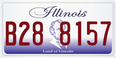 IL license plate B288157