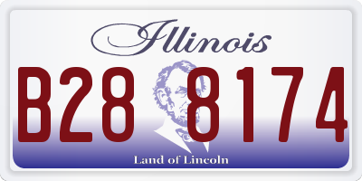 IL license plate B288174