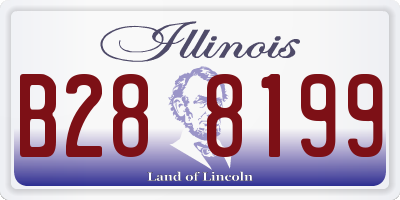 IL license plate B288199