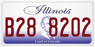 IL license plate B288202