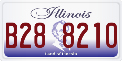 IL license plate B288210