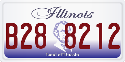 IL license plate B288212