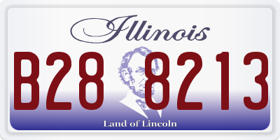 IL license plate B288213