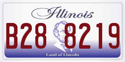 IL license plate B288219