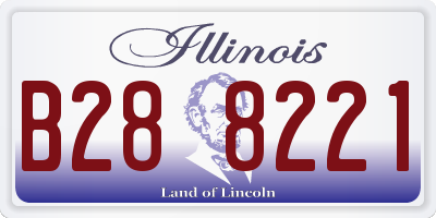 IL license plate B288221