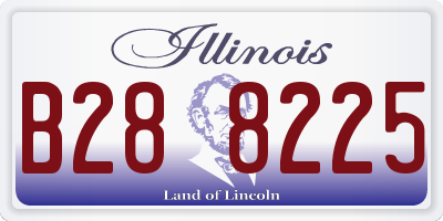 IL license plate B288225
