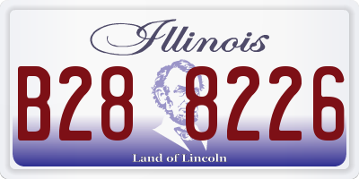 IL license plate B288226