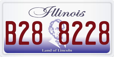 IL license plate B288228