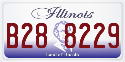 IL license plate B288229