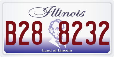 IL license plate B288232