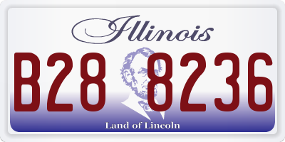 IL license plate B288236