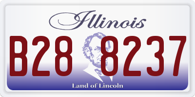 IL license plate B288237