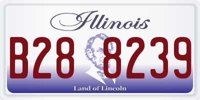 IL license plate B288239