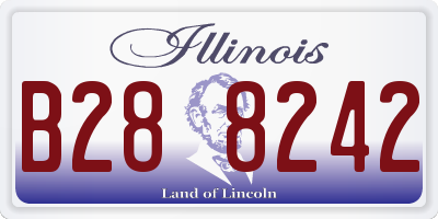 IL license plate B288242