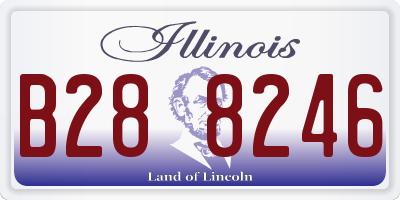 IL license plate B288246