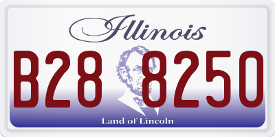 IL license plate B288250