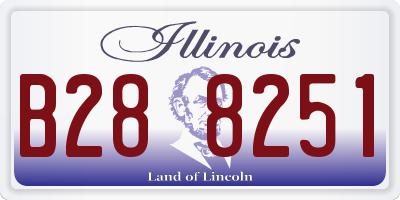 IL license plate B288251