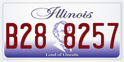 IL license plate B288257