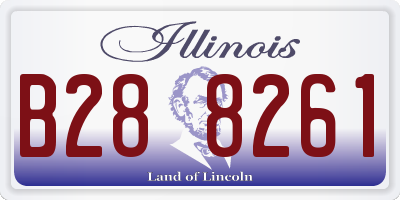 IL license plate B288261