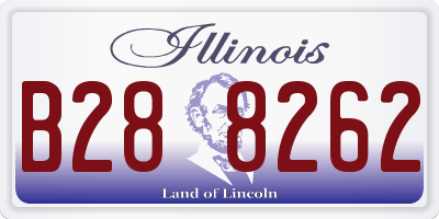 IL license plate B288262