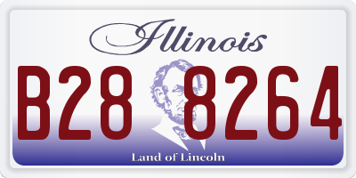 IL license plate B288264