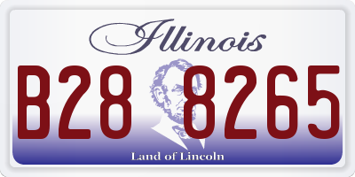 IL license plate B288265