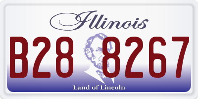 IL license plate B288267