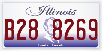 IL license plate B288269
