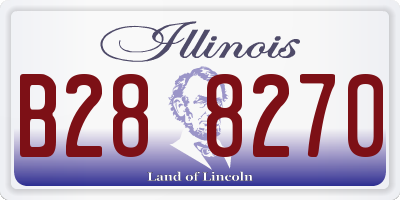 IL license plate B288270