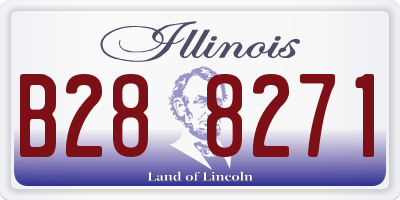 IL license plate B288271