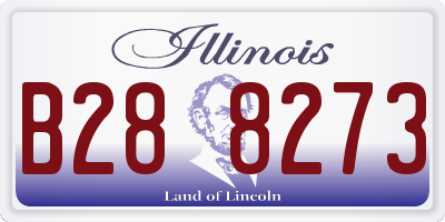 IL license plate B288273